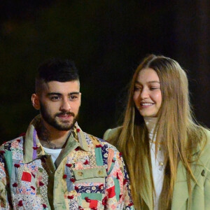 Gigi Hadid et Zayn Malik sont allés dîner au restaurant IL Buco avec B. Hadid et D. Lipa pour l'anniversaire de Zayn à New York, le 11 janvier 2020.