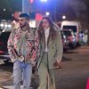 Gigi Hadid et Zayn Malik sont allés dîner au restaurant IL Buco avec B. Hadid et D. Lipa pour l'anniversaire de Zayn à New York, le 11 janvier 2020.