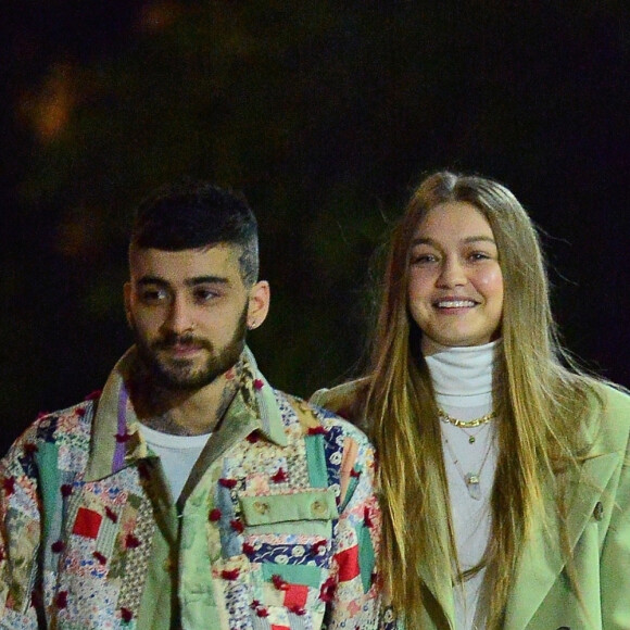 Gigi Hadid et Zayn Malik sont allés dîner au restaurant IL Buco avec B. Hadid et D. Lipa pour l'anniversaire de Zayn à New York, le 11 janvier 2020.