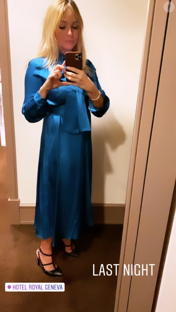 Cindy, de Koh-Lanta, a partagé les coulisses de son enterrement de vie de jeune fille, en Suisse, sur Instagram. Janvier 2020.