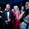 Jason Momoa, Evan Hayes, Helen Mirren - Backstage de la 91ème Cérémonie des Oscars au Dolby Theatre à Los Angeles. Le 24 février 2019