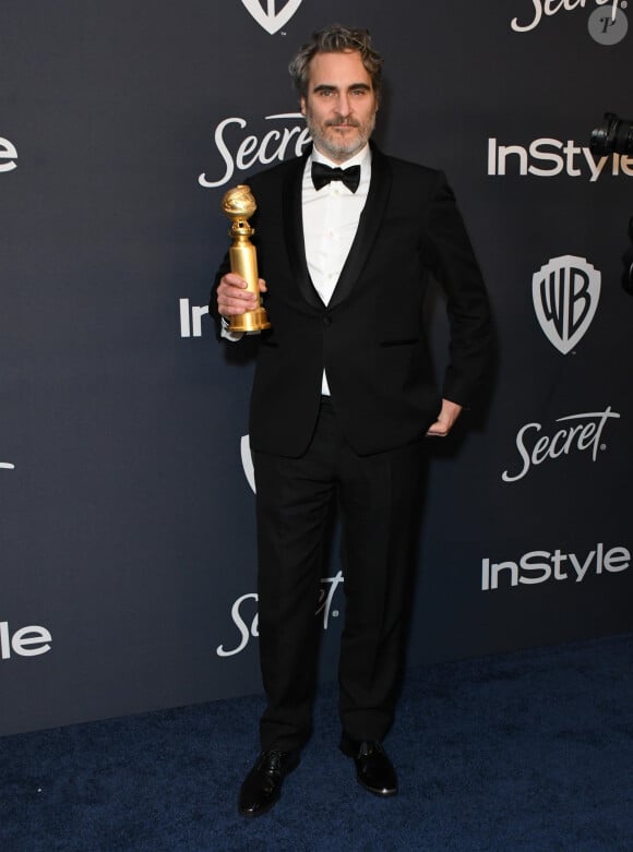 Joaquin Phoenix - Photocall de la soirée "InStyle and Warner Bros" dans le cadre de la 77ème cérémonie annuelle des Golden Globe Awards au Beverly Hilton Hotel à Los Angeles, le 5 janvier 2020.