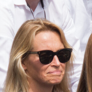 Emma Smet et Estelle Lefebure - Roland-Garros 2018. Paris. Le 6 juin 2018. @Nasser Berzane/ABACAPRESS.COM