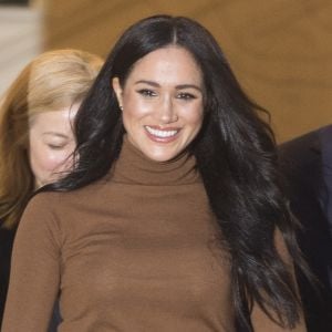 Le prince Harry, duc de Sussex, et Meghan Markle, duchesse de Sussex, en visite à la Canada House à Londres le 7 janvier 2020 © Ray Tang/London