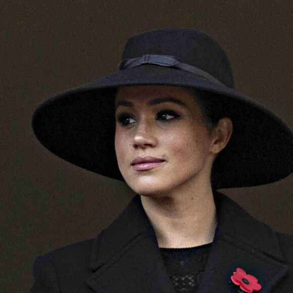 Meghan Markle, duchesse de Sussex - La famille royale d'Angleterre lors du National Service of Remembrance à Londres le 10 novembre 2019.