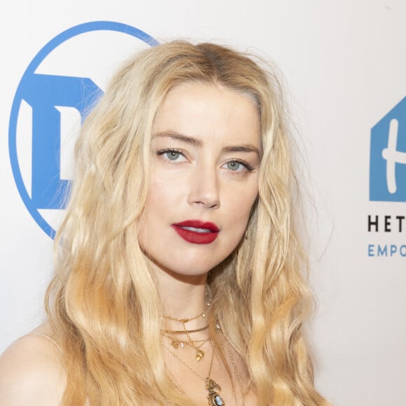 Amber Heard au photocall des "Emery Awards 2019" à New York le 6 novembre 2019.