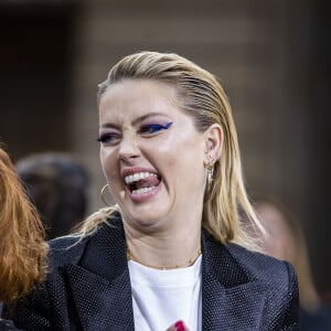 Amber Heard - Défilé L'Oréal Paris 2019 à la Monnaie de Paris le 28 Septembre 2019 pendant la fashion week. © Olivier Borde / Bestimage