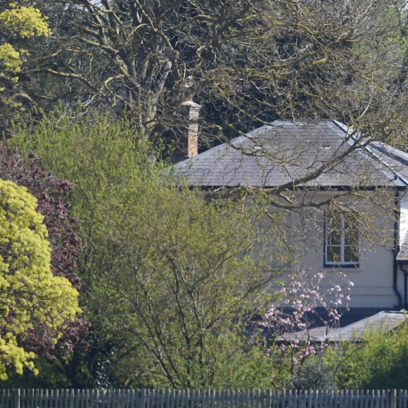 Illustration de la maison du prince Harry et Meghan Markle, Frogmore Cottage, à Windsor. Le duc et la duchesse de Sussex ont prévu de garder secret quelque temps la naissance de leur premier enfant avant de l'annoncer publiquement. Le 11 avril 2019