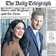 Les unes des journaux reprennent le Megxit, la volonté du Prince Harry et de Meghan Markle de se mettre en marge de la famille royale.