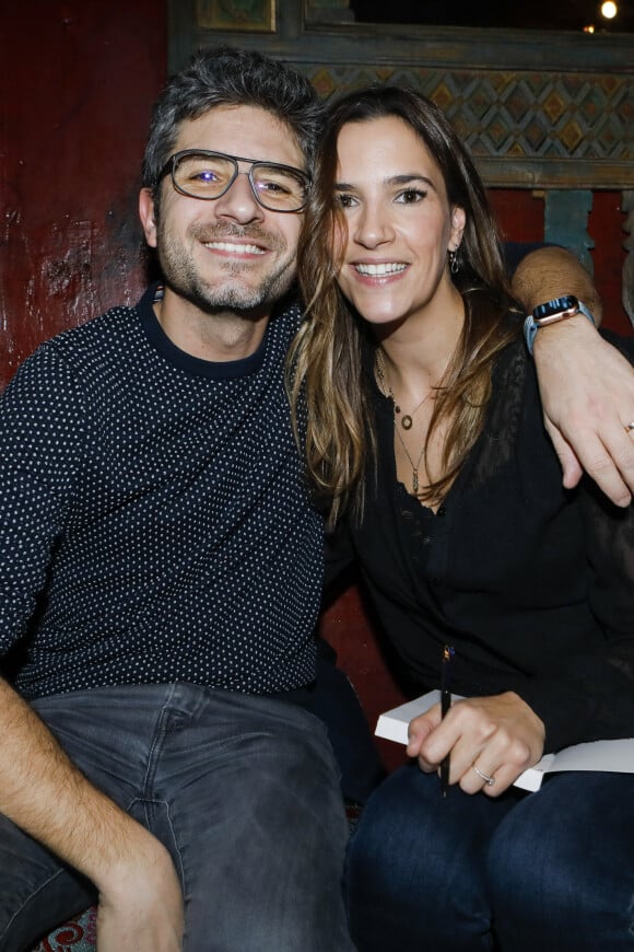 Verino, Charlotte Gabris - Soirée à l'occasion de la sortie du livre "Déjeuner en paix" de Charlotte Gabris organisé par Five Eyes Production au Buddha Bar à Paris, le 13 janvier 2020. © Christophe Clovis / Bestimage