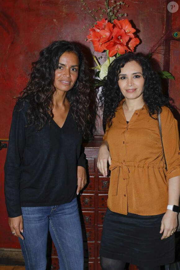 Laurence Roustandjee, Aïda Touihri - Soirée à l'occasion de la sortie du livre "Déjeuner en paix" de Charlotte Gabris organisé par Five Eyes Production au Buddha Bar à Paris, le 13 janvier 2020. © Christophe Clovis / Bestimage