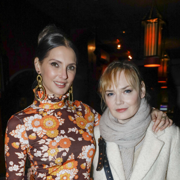 Frédérique Bel, Julie Judd - Soirée à l'occasion de la sortie du livre "Déjeuner en paix" de Charlotte Gabris organisé par Five Eyes Production au Buddha Bar à Paris, le 13 janvier 2020. © Christophe Clovis / Bestimage