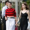 Laetitia Casta et sa fille Sahteene Sednaoui au défilé Miu Miu à Paris, le 29 juin 2019.
