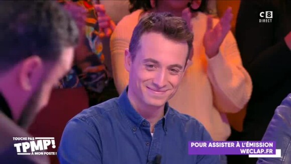 Hugo Clément dans "Touche pas à mon poste", le 20 janvier 2020, sur C8