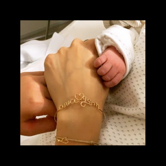 Alexandra Rosenfeld annonce la naissance de sa fille Jim sur Instagram, le 3 janvier 2020