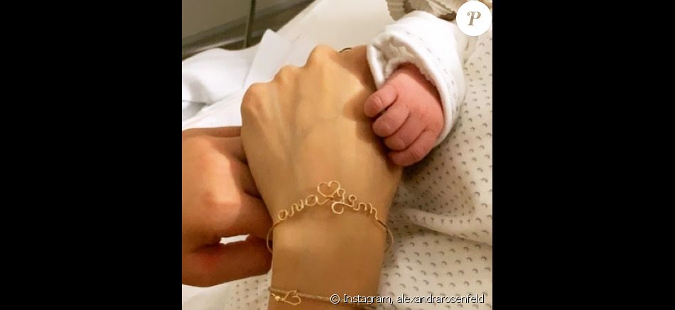Alexandra Rosenfeld annonce la naissance de sa fille Jim ...