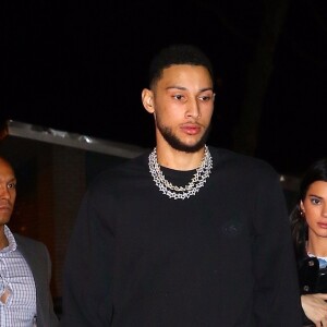 Kendall Jenner et son compagnon Ben Simmons sont allés faire la fête au Marquis à New York, le 13 février 2019