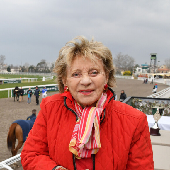 Exclusif - Annie Cordy - Journée caritative au profit de la Fondation Claude Pompidou à l'Hippodrome de la Côte d'Azur à Cagnes-sur-Mer, le 10 février 2019. © Bruno Bebert/LMS/Bestimage