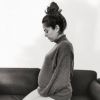 Anouchka Delon, enceinte, photgraphiée par son compagnon Julien Dereims. Le 21 janvier 2020.