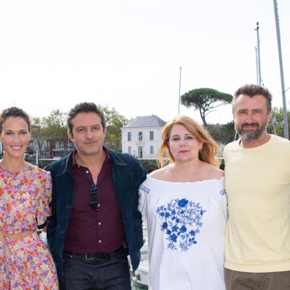 Grégoire Champion, Pierre Deny, Linda Hardy, Farouk Bermouga, Ariane Seguillion, Alexandre Brasseur, Vanessa Demouy et Clément Rémiens - Photocall de la série "Demain nous appartient" lors de la 21e édition du Festival de la Fiction TV de la Rochelle. le 14 septembre 2019. ©Aurore Marechal/ABACAPRESS.COM