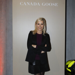 Exclusif - Laurence Ferrari assiste à la soirée à l'occasion de l'ouverture de la nouvelle boutique "Canada Goose" au 283 rue Saint-Honoré dans le 8ème arrondissement à Paris le 23 janvier 2020. © Christophe Clovis/Bestimage