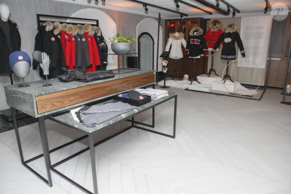 Exclusif - Soirée d'ouverture de la nouvelle boutique "Canada Goose" au 283 rue Saint-Honoré dans le 8ème arrondissement à Paris le 23 janvier 2020. © Christophe Clovis/Bestimage