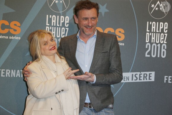 Isabelle Nanty , Jean-Paul Rouve - Soirée d'ouverture du 19e Festival International du film de Comédie de l'Alpe d'Huez le 13 Janvier 2016