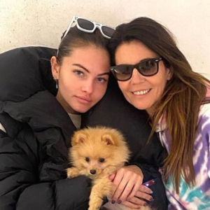 Veronika Loubry et sa fille Thylane Blondeau. Janvier 2020.