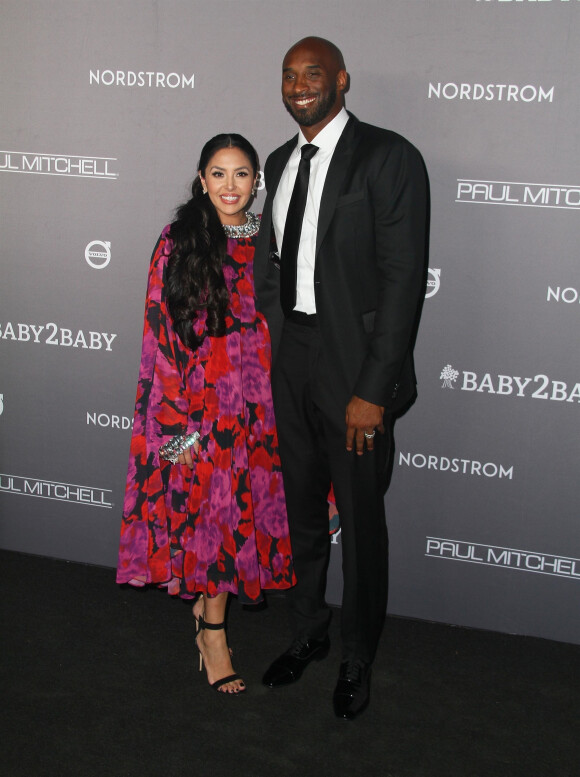 Vanessa Laine Bryant et son mari Kobe Bryant - Photocall de la soirée de gala The 2019 Baby2Baby à 3Labs, Culver City, Los Angeles, le 9 novembre 2019.