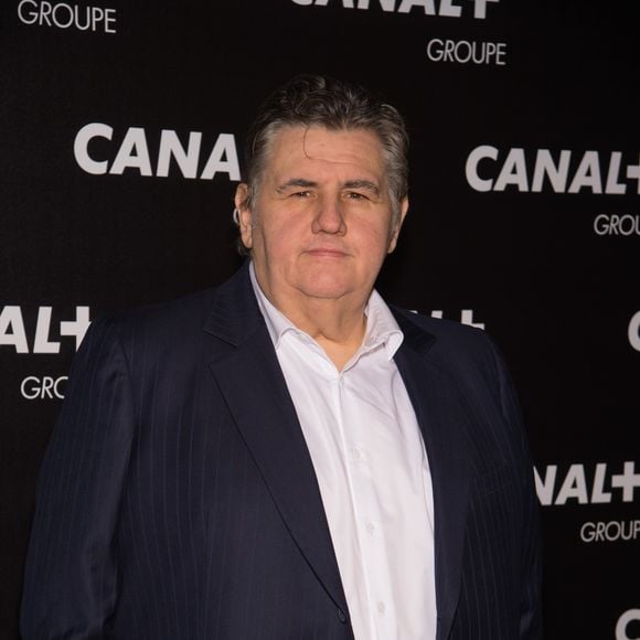 Pierre Ménès - Soirée des animateurs du Groupe Canal+ au Manko à Paris. Le 3 février 2016