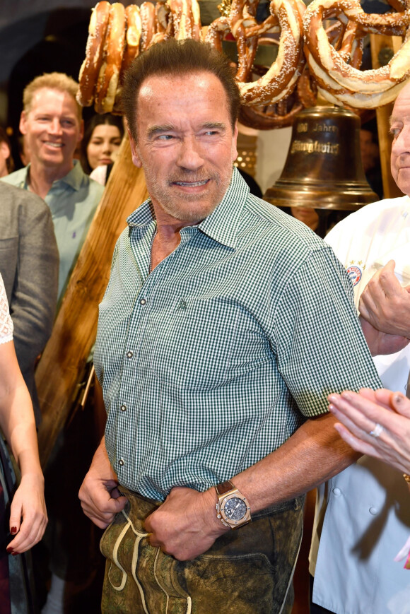 Arnold Schwarzenegger lors de la 29ème Weisswurstparty à l'hôtel Stanglwirt à Going, Autriche, le 27 janvier 2020.