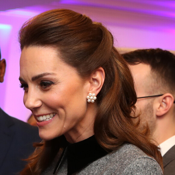 Kate Catherine Middleton, duchesse de Cambridge - Cérémonie de commémorations pour le 75ème anniversaire de la libération du camp de Auschwitz au Central Hall Westminster à Londres. Le 27 janvier 2020