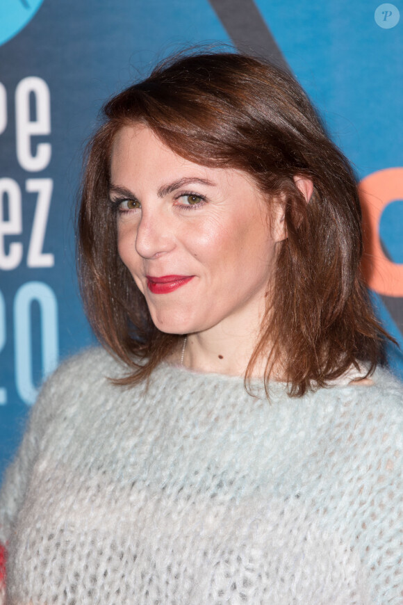 Anne-Elisabeth Blateau lors du photocall du troisième jour de la 23ème édition du festival international du film de comédie l'Alpe d'Huez, Isère, France, le 16 janvier 2020. © Cyril Moreau/Bestimage