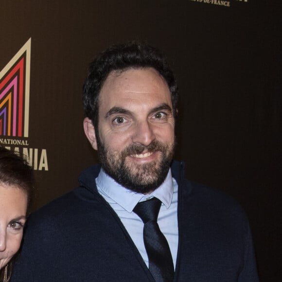 Anne-Elisabeth Blateau et David Mora - Photocall du dîner de Gala du Festival Series Mania au Musée des Arts Forains à Paris le 2 décembre 2019. © Pierre Perusseau - Rachid Bellak / Bestimage