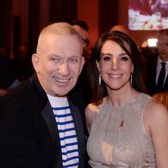 Jean-Paul Gaultier et la princesse Marie de Danemark lors de la soirée de gala de la 18ème édition du "Dîner de la mode du Sidaction" au Pavillon Cambon Capucines - Potel et Chabot à Paris, France, le 23 janvier 2020. © ORachid Bellak/Bestimage