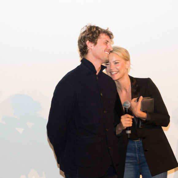 Exclusif - Virginie Efira et son compagnon Niels Schneider lors de la présentation du film "Un amour impossible" lors de la 33ème edition du festival du film francophone à Namur en Belgique le 29 septembre 2018. 29/09/2018 - Namur