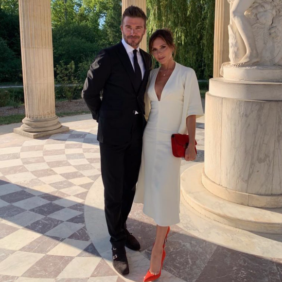 David et Victoria Beckham fêtent leurs 20 ans de mariage avec une visite privée du Château de Versailles. Juillet 2019.