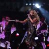 Jennifer Lopez en concert à la mi-temps du Super Bowl LIV (Pepsi Super Bowl LIV Halftime Show) au Hard Rock Stadium. Miami, le 2 février 2019.
