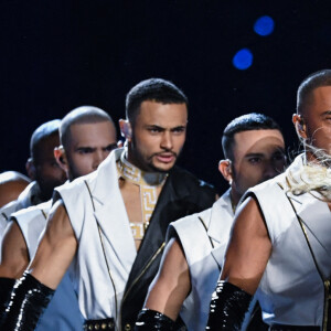 Jennifer Lopez en concert à la mi-temps du Super Bowl LIV (Pepsi Super Bowl LIV Halftime Show) au Hard Rock Stadium. Miami, le 2 février 2019.