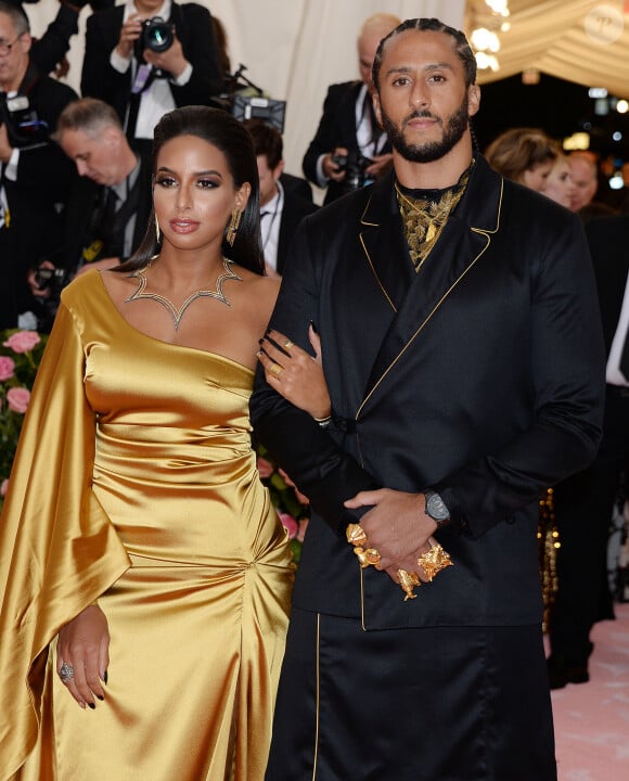 Colin Kaepernick et sa compagne Nessa - Arrivées des people à la 71ème édition du MET Gala  sur le thème "Camp: Notes on Fashion" au Metropolitan Museum of Art à New York, le 6 mai 2019