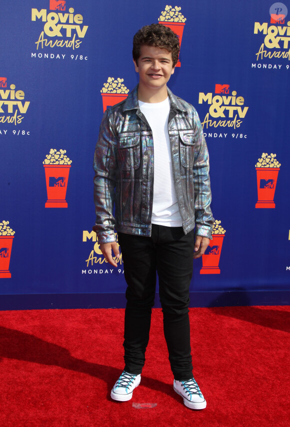 Gaten Matarazzo au photocall de la soirée des MTV Movie and TV Awards à Los Angeles le 15 juin 2019. 2019