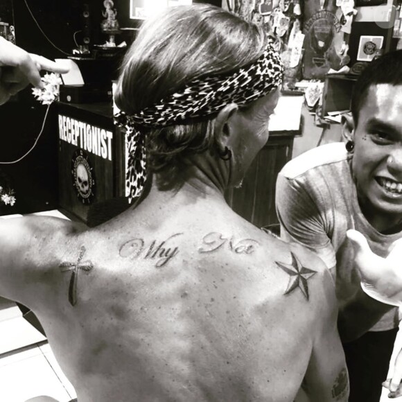 Fabrice dévoile ses nouveaux tatouages sur Instagram, le 4 février 2019