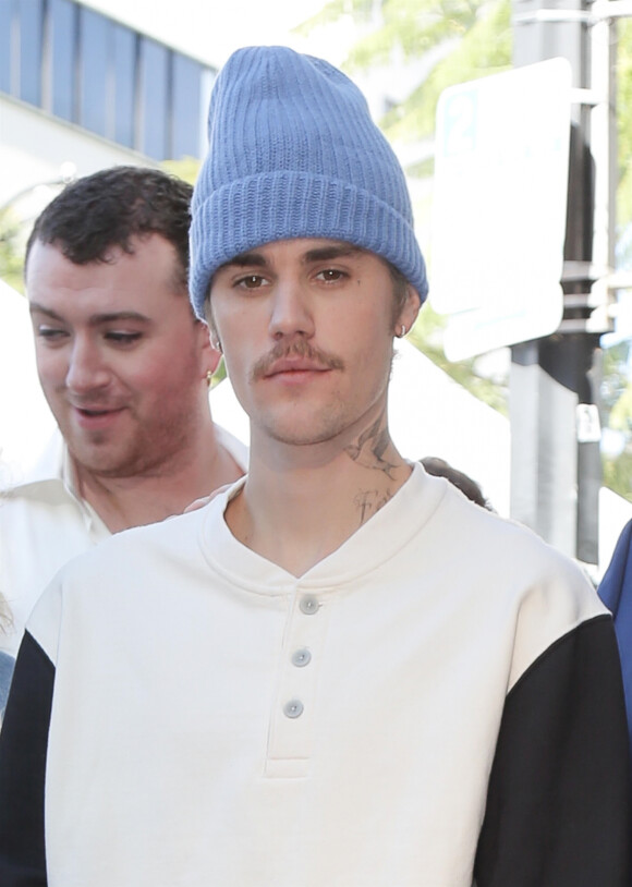 Justin Bieber - Sir L. Grainge reçoit son étoile sur le Walk of Fame dans le quartier de Hollywood à Los Angeles, le 23 janvier 2020