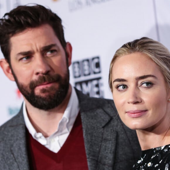 John Krasinski et sa femme Emily Blunt - Photocall de la soirée "BAFTA Tea Party" à Los Angeles, le 5 janvier 2019
