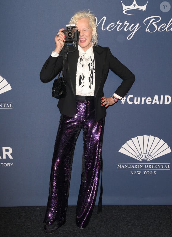 Ellen von Unwerth assiste à la 22e édition du gala amfAR New York au Cipriani Wall Street. New York, le 5 février 2020.