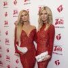 Paris Hilton et sa soeur Nicky Hilton Rothschild assistent à la soirée caritative "Go Red For Women", organisée par "The American Heart Association", au Hammerstein Ballroom. New York, le 5 février 2020.