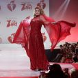 Shania Twain participe au défilé "Go Red For Women" de l'American Heart Association au Hammerstein Ballroom. New York, le 5 février 2020.