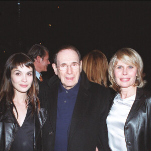 Robert Hossein et sa femme Candice Patou le 11 mars 2003.