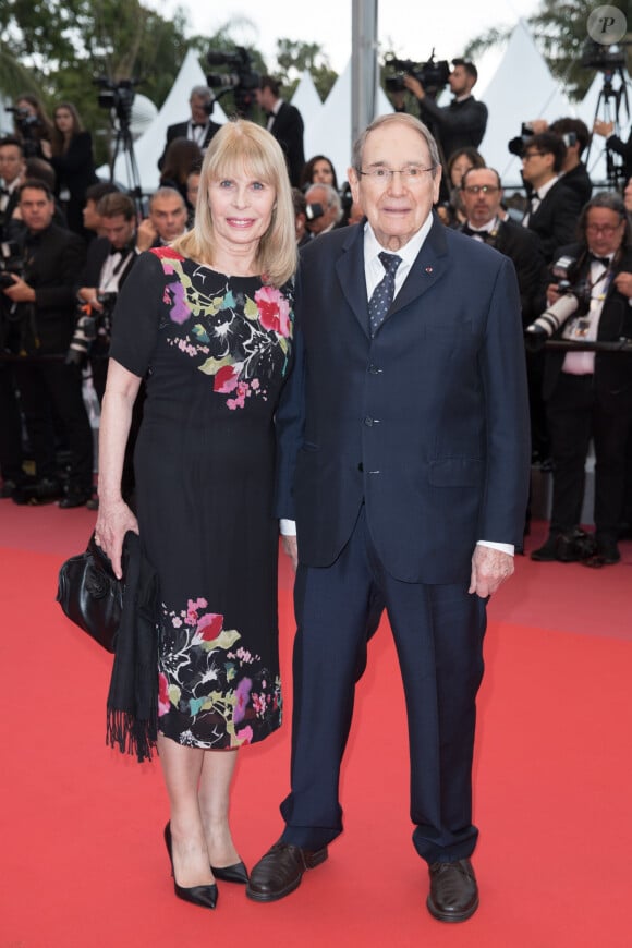 Candice Patou et son mari Robert Hossein - Montée des marches du film " Burning " lors du 71ème Festival International du Film de Cannes. Le 16 mai 2018 © Borde-Jacovides-Moreau/Bestimage