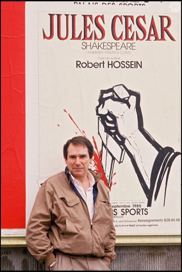 Robert Hossein en 1985.